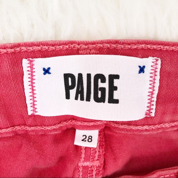 PAIGE Verdugo Ultra Skinny Pink Pants - Picture 2 of 4